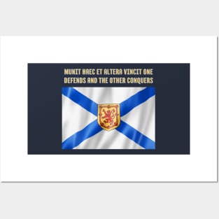 Nova Scotia Flag and Motto Posters and Art